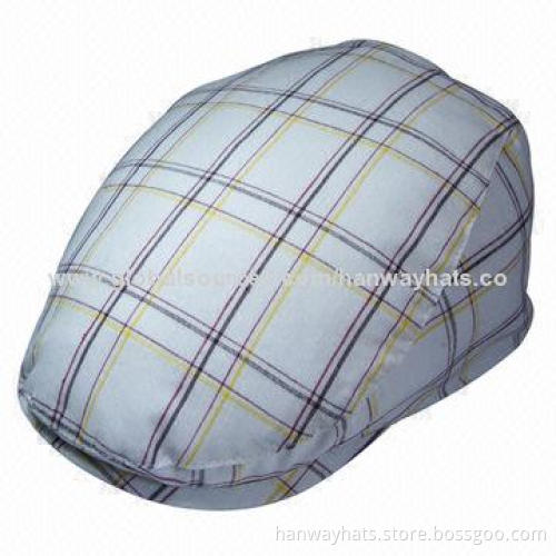 Men's plaid Ivy hat